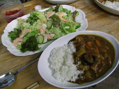 カレーというのも、ここでは珍しかったかも