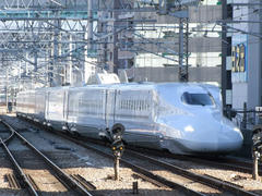 乗ってきました！…博多駅にて