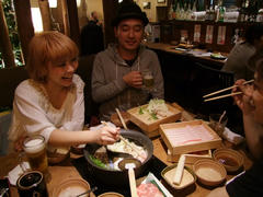 以前にも行った、しゃぶしゃぶのお店へ♪