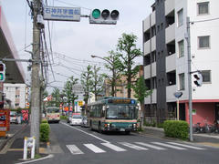 吉祥寺駅～成増駅系統のバスは、約２０分間隔の運転