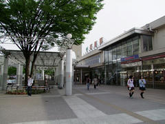 普段の感じに見えた、福島駅前