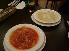 永井は、ブルーチーズのパスタがお好みとか…
