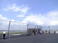 新しくオープンした、羽田空港第１ターミナルの展望デッキ