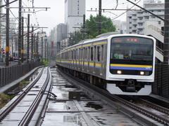 本千葉駅付近にて…背後は京成千葉線