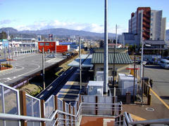 開発が盛んになっていた、群馬田原町駅