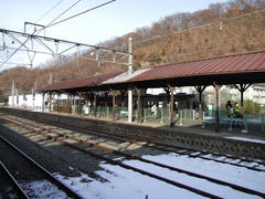 屋代線の末端、屋代駅