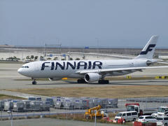 ヘルシンキ行きのフィンランド航空です