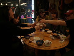 鹿嶋さんが…飲んでる！