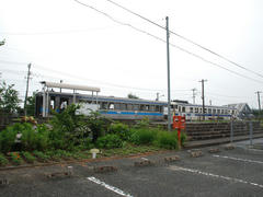 住吉駅にて