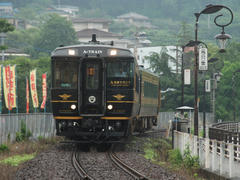 三角駅付近にて