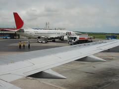 石垣空港にて…開放的な（笑）造りです