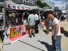 錦糸公園に出向き、食料をゲット！