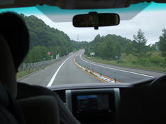 高速道路で、一路札幌へ！