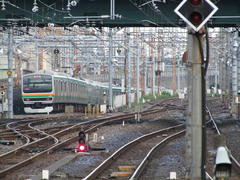 下り高崎線は、この線路を通ります