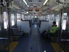 しなの鉄道、１１５系の車内