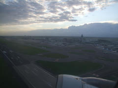 スキポール空港を離陸します！