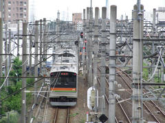 川越駅を出発後、ＪＲ川越線と並走…川越市駅も微かに見えます