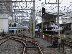 川越市駅構内には、留置線も設置されています