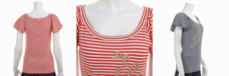 MISCH MASCH 通販の「Joie」ボーダーＴシャツ