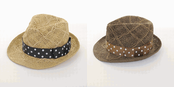 MISCH MASCH 通販のドットリボン付中折れ帽