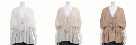 MISCH MASCH 通販のシフォンチュニック