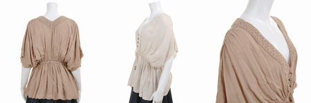 MISCH MASCH 通販のシフォンチュニック
