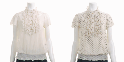 MISCH MASCH（ミッシュマッシュ） ＳＳＹフリルブラウスＸキャミ