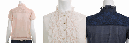 MISCH MASCH（ミッシュマッシュ） ＳＳＹフリルブラウスＸキャミ