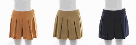 MISCH MASCH 通販のタックプリーツキュロットパンツ