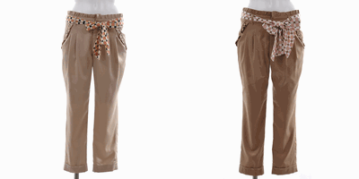 MISCH MASCH 通販の サッシュベルト付カプリパンツ