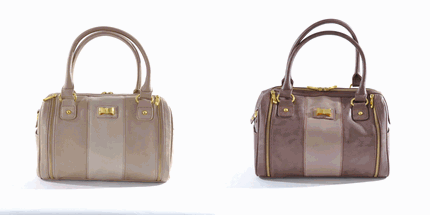 MISCH MASCH 通販 リボン金具付配色ボストン