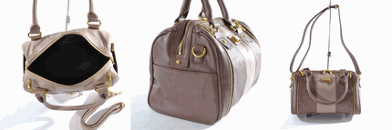 MISCH MASCH 通販 リボン金具付配色ボストン