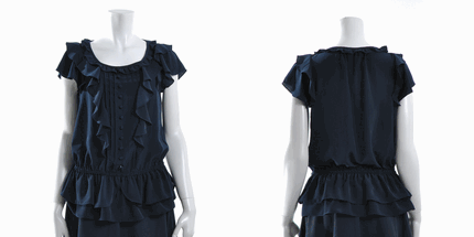 MISCH MASCH 通販 ペプラム切替ブラウス