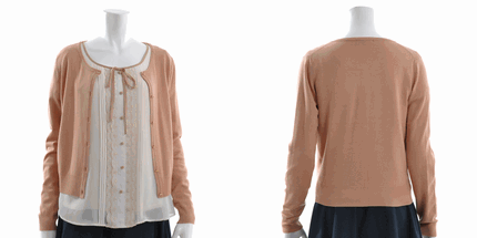 MISCH MASCH 通販 配色ブラウスアンサンブル