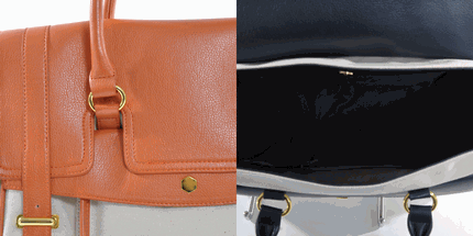 合皮ＸハンプＡ4バッグ ボストンバッグ