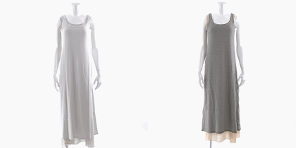 MISCH MASCH (ミッシュマッシュ) 通販 ボーダーカットマキシワンピ×シフォンワンピセット