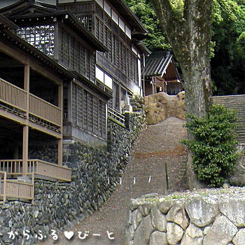 上げ馬神事の坂