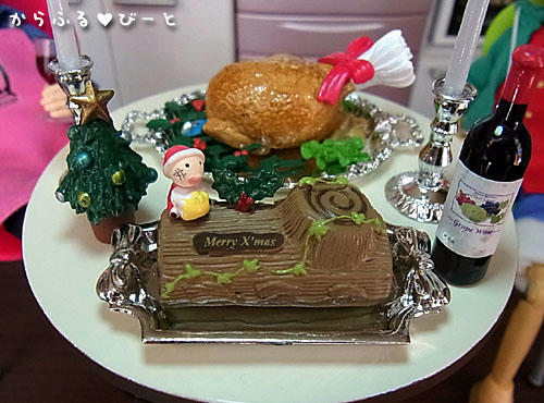 ローストチキン＆ブッシュドノエル