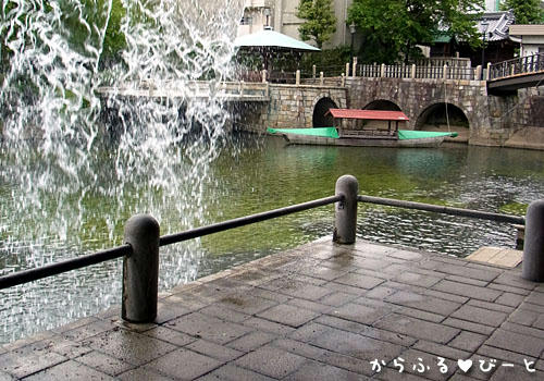水門川下りの船