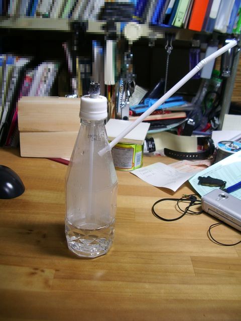 ペットボトル 自作水パイプ