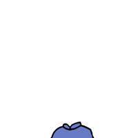 青い雪国服。
