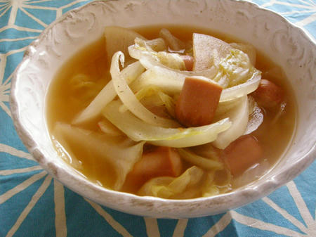 ピリ辛野菜スープ