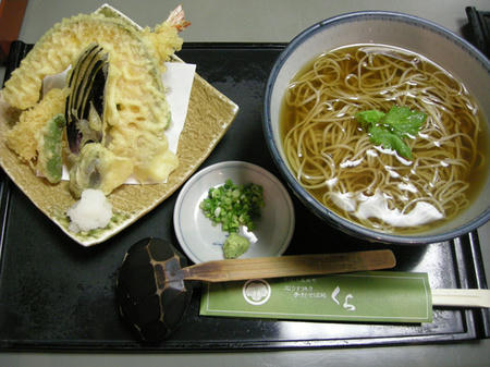 天ぷら蕎麦（くら）
