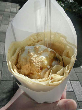とろけるクレープ