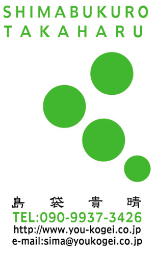 【かっこいい名刺】POPなデザインのスマートな名刺