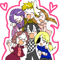 畜生が両手に花、人間も両手に花←