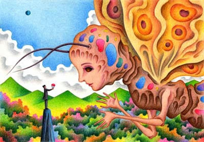 Fantasy Illustration, Images and Pictures - 「Moth's queen」