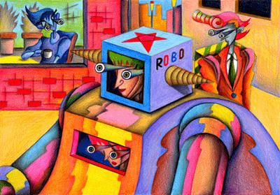 POP Illustration, Images and Pictures - 「Robot mania」