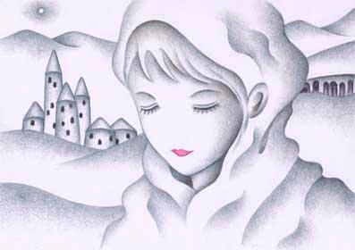 Make-believe story - The white world.4 「The world without color」