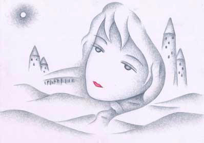 Make-believe story - The white world.19 「The world that became transparent」